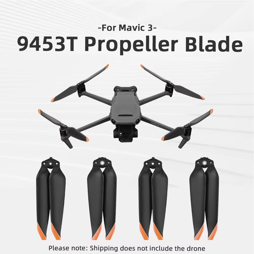 2 Pair 9453T Propeller Light Weight Screw Wing Propeller Blade Replacement Accessory for  Mavic 3/Mavic 3 Pro/Mavic 3 Classic