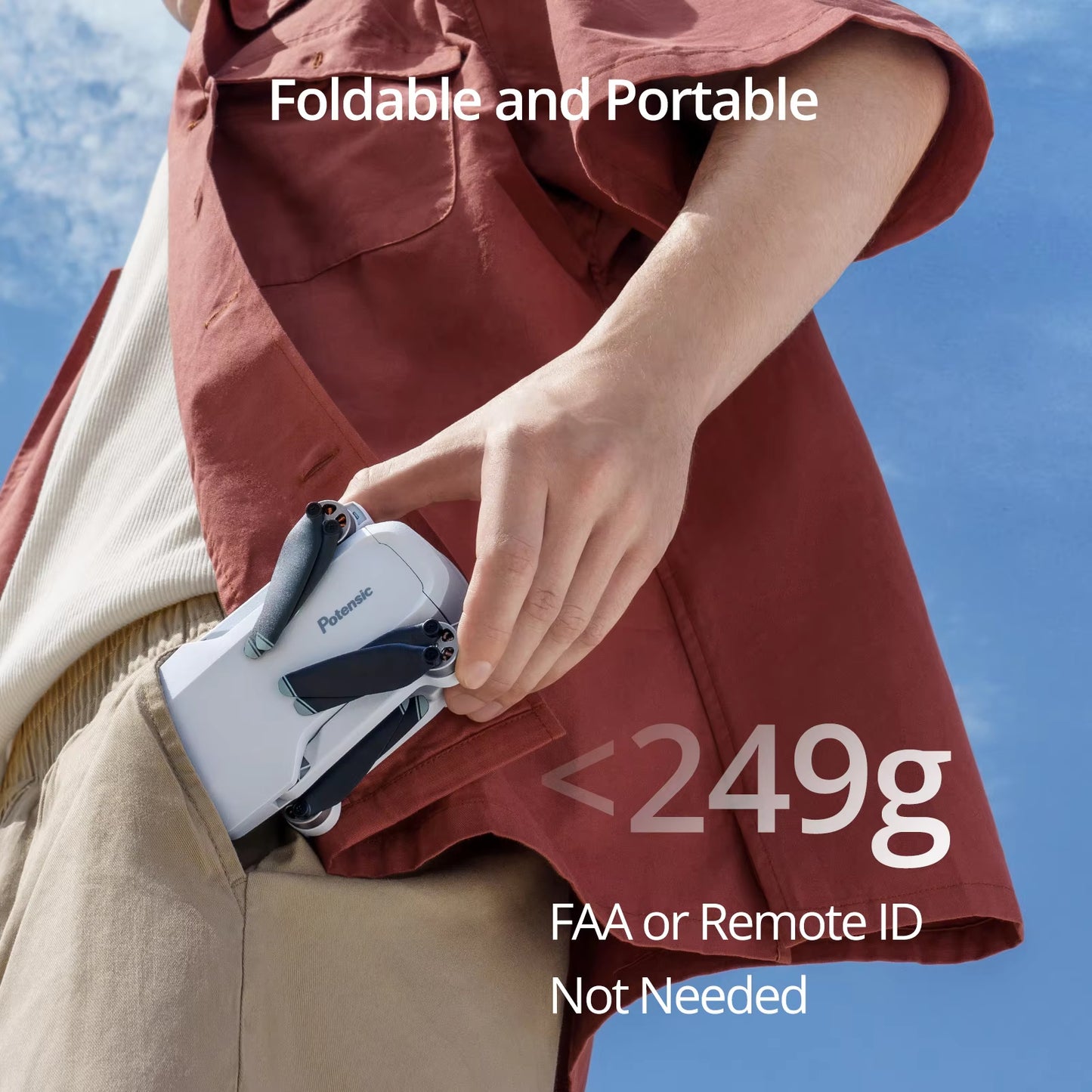 C0 4K GPS Professional Drone Max 6-KM, 3-Axis Gimbal, Visual Tracking, Quickshot, under 249G, Return to Home-Atom