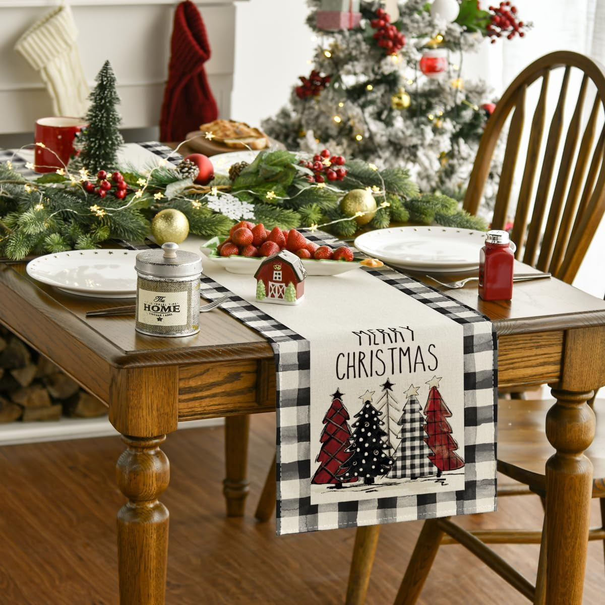 Christmas Decoration Table Runner Christmas Table Decoration Christmas Table Clo