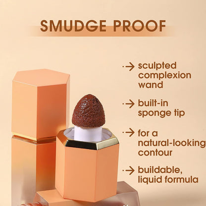 Eyebrow Concealer Pencil Three Color Liquid Contouring Foundation for Deepening Facial Contours and Shading 5.2Ml Hard Candy Makeup Concealer